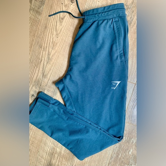 Gymshark Pants - Gymshark Blue Joggers with Drawstring SZ Small